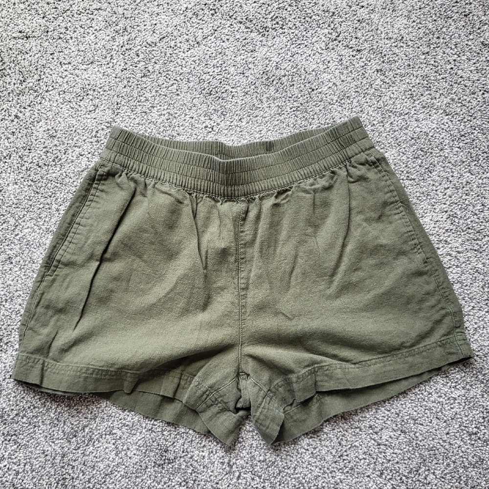 Old Navy High Waist Green Shorts